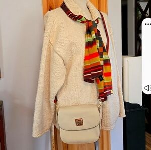 Frantic Hand Knit 100 Percent Wool Zip Up Womens Sweater Pockets Size Large